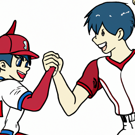 Unprecedented Bonding: Baseball Star Ohtani Interacts with Rival Mascot!