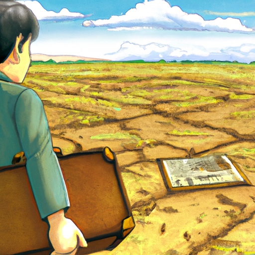 Drought Disaster: Koizumi Surveys Agricultural Damage in Niigata