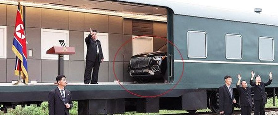 North Korean Leader Takes to the Rails in Armored Train