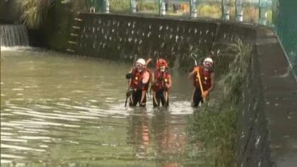 Fierce Typhoon Claims Man's Life Amid Rushing Waters