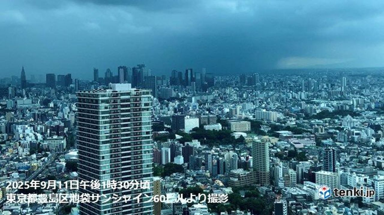 Thunderclouds take Tokyo by Storm