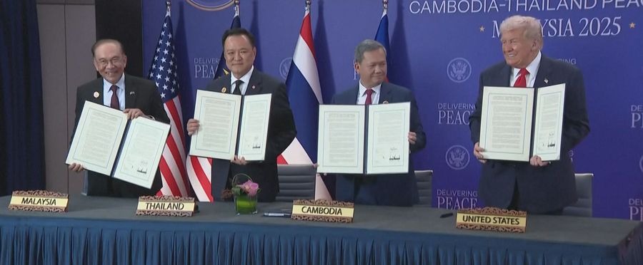 Thailand and Cambodia Sew Up Peace Treaty