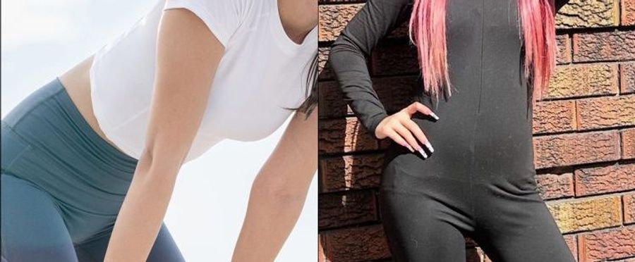 Stride and Shine: The 19-Year-Old Setting Trends in Full-Body Leggings