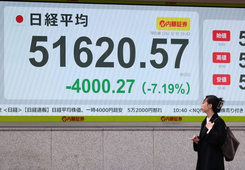 Tokyo Stock Tumble: Nikkei Plunges Over 4000 Yen