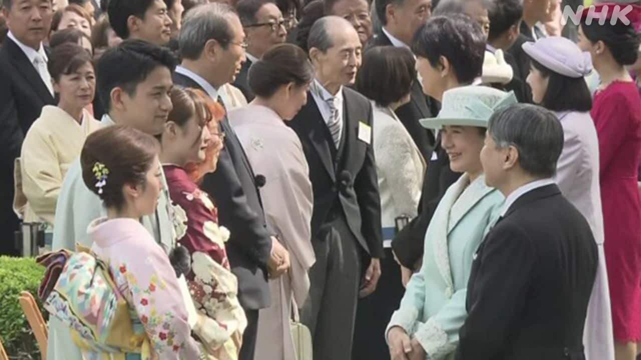 Rikuryu Bids Grand Farewell, Attends Imperial Garden Party