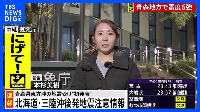 Tsunami Alert Underway: Meteorological Agency Chimes In