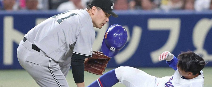Masahiro Tanaka in a Collision on the Field