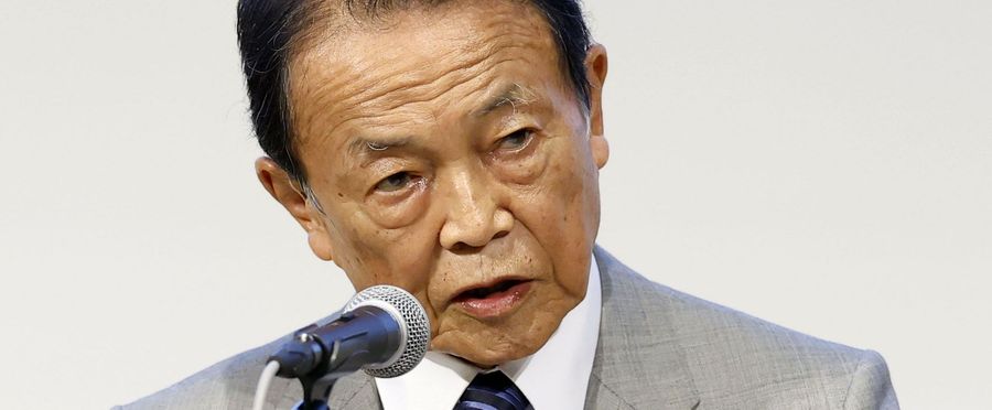 Taro Aso Applauds Achievement of the Takachi Administration