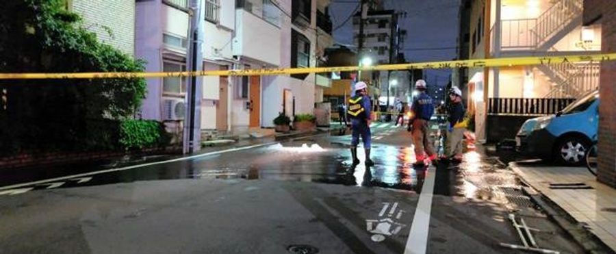 Light Tremors Met With Unexpected Street Flooding in Koto Ward