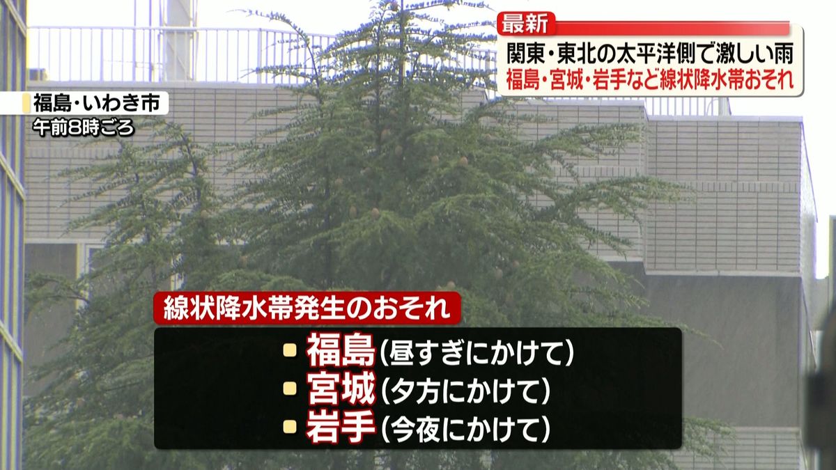 Rainfall Line Predicted to Loom over Tohoku Tonight